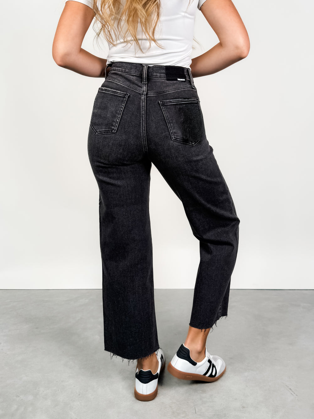 Pleaser High Rise Wide Ankle in Twilight