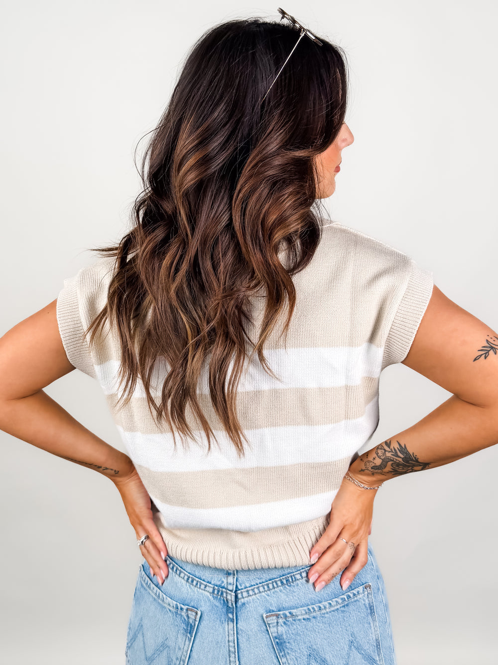 Been Here Before Stripe Top