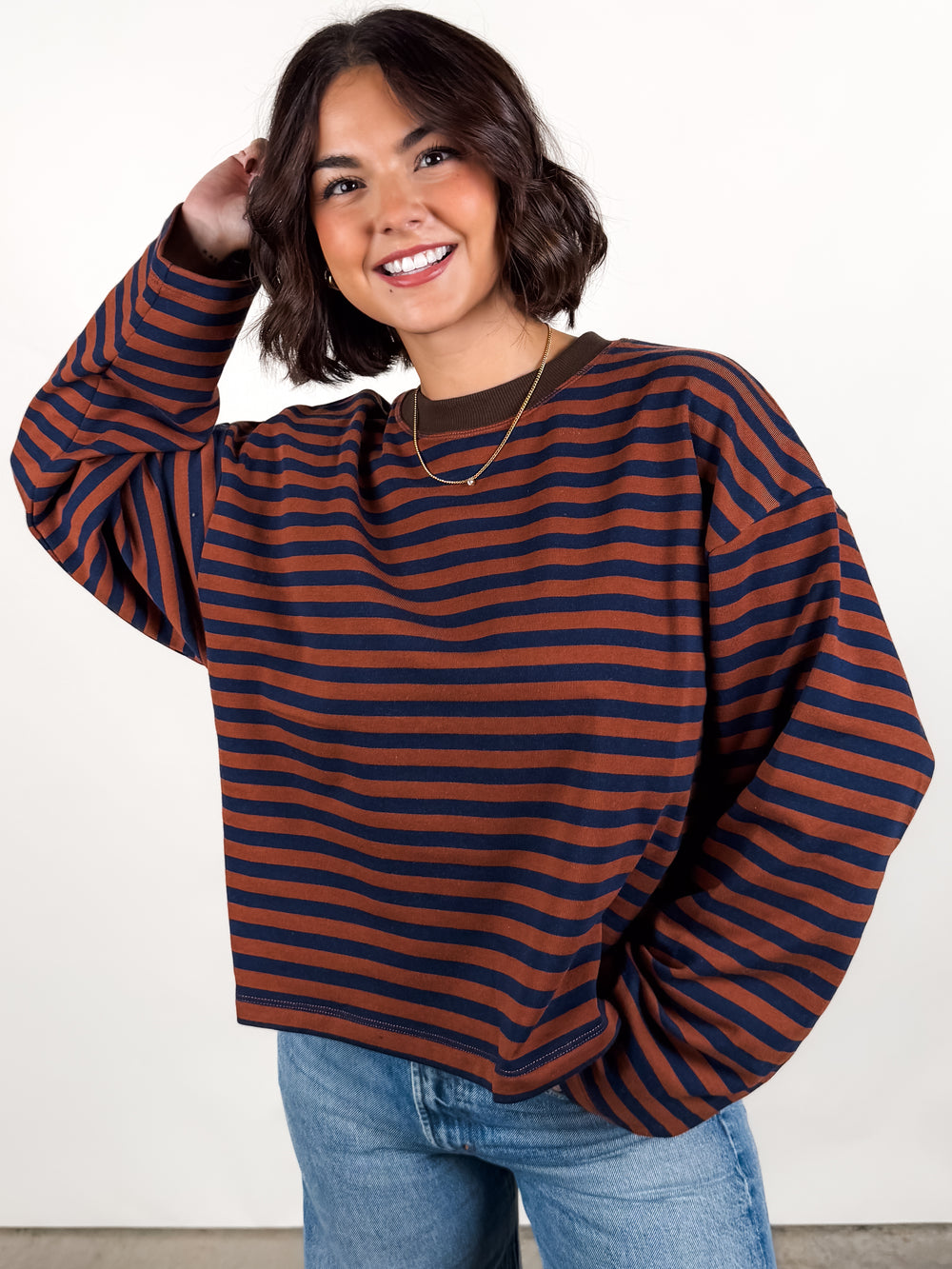 Anywhere Near You Striped Top
