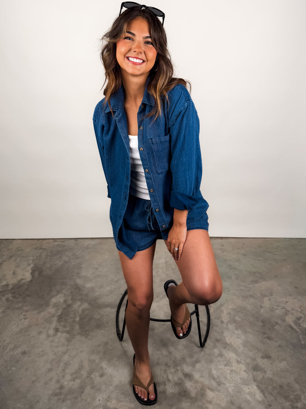 The Perfect Twill Button Up