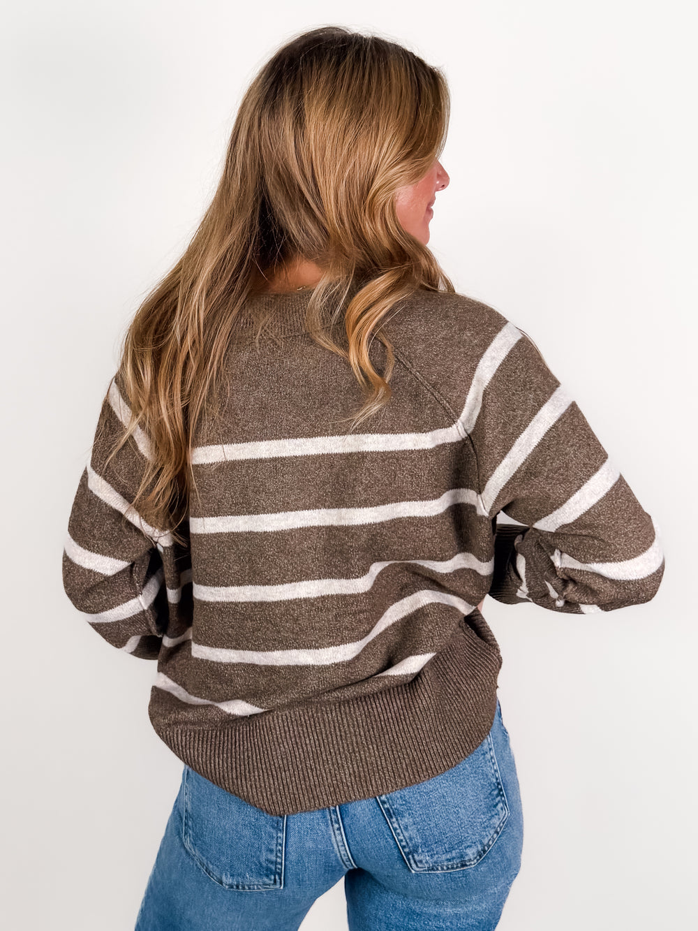 Graham Striped Polo Sweater