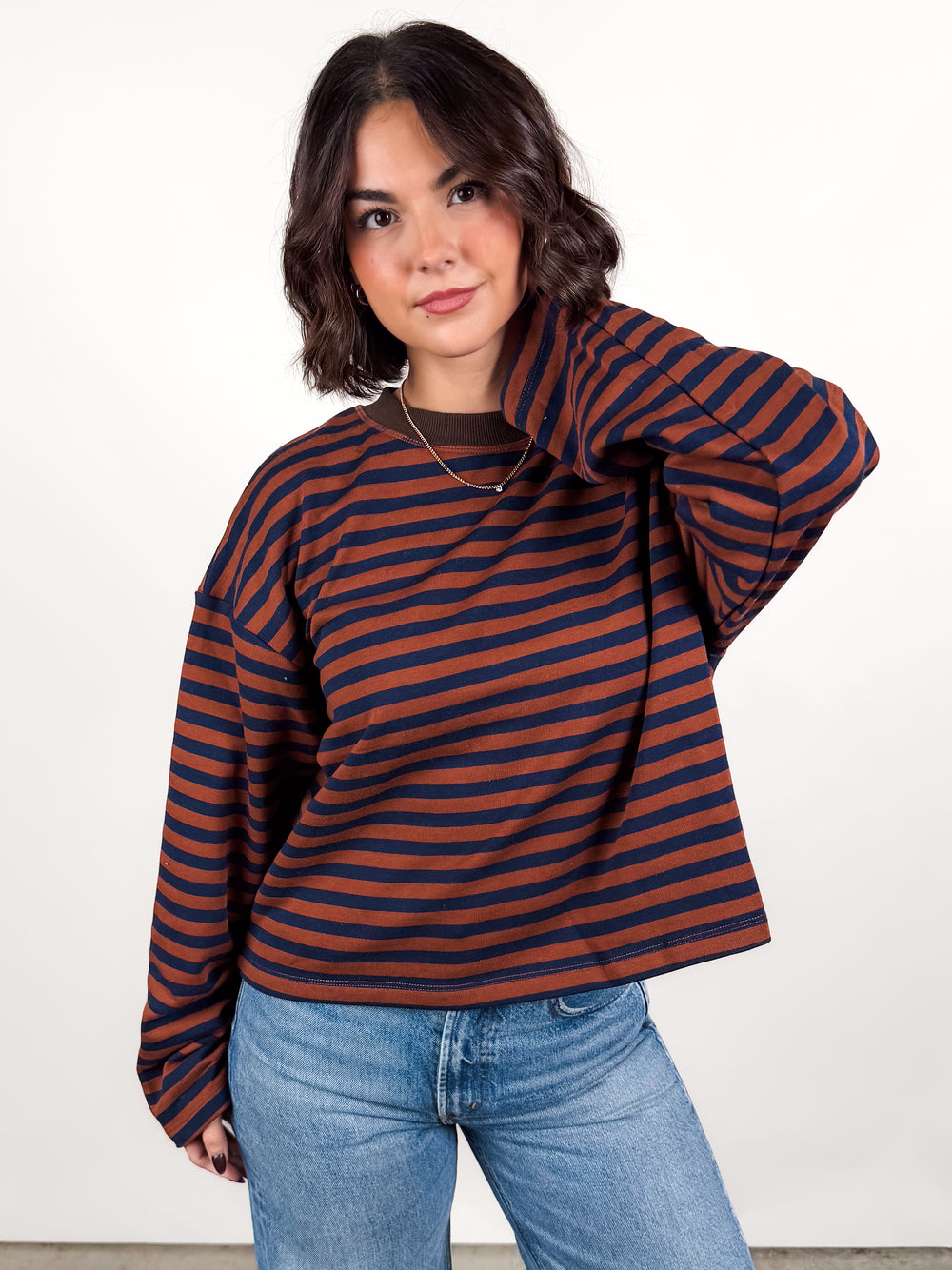 Anywhere Near You Striped Top
