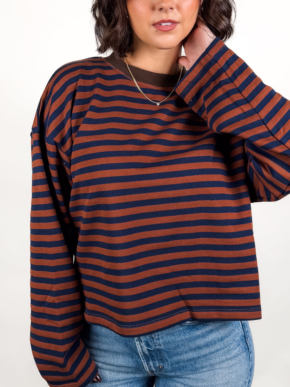 Anywhere Near You Striped Top