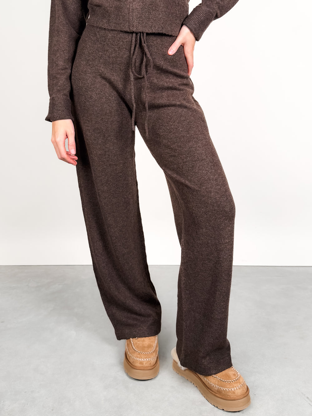 Brown Knit pants
