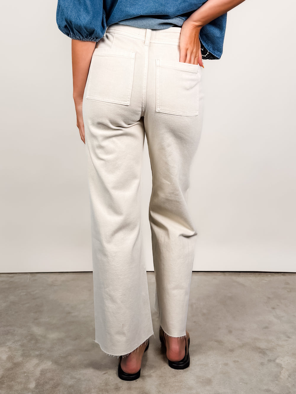 Wanted And Adored Pants in Ecru