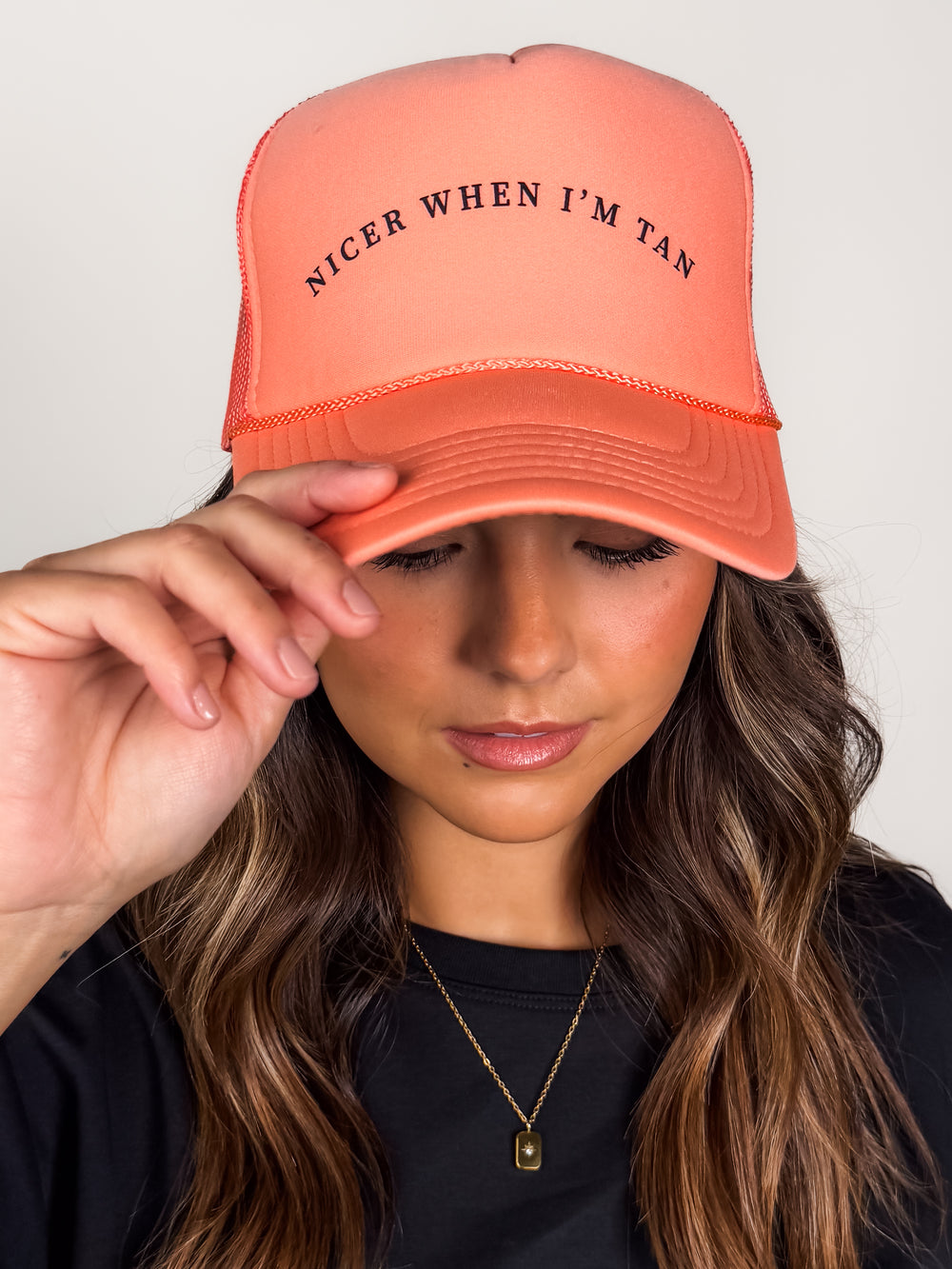 Nicer When I'm Tan Trucker Hat