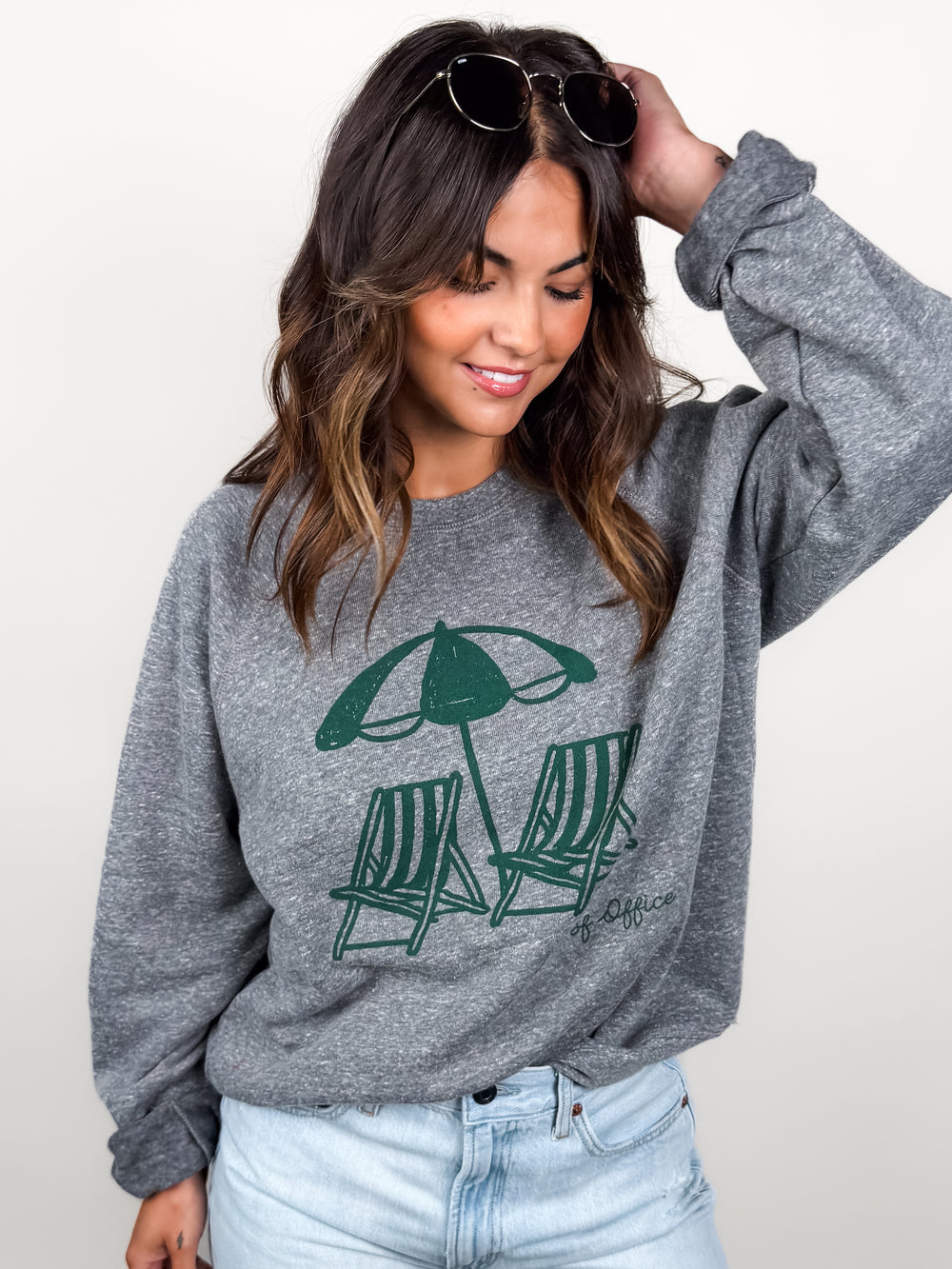 Out Of Office Raglan Sweatshirt