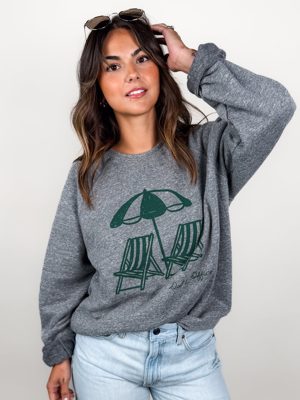 Out Of Office Raglan Sweatshirt