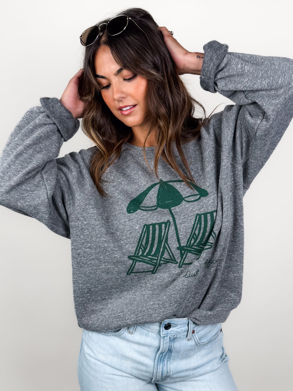 Out Of Office Raglan Sweatshirt