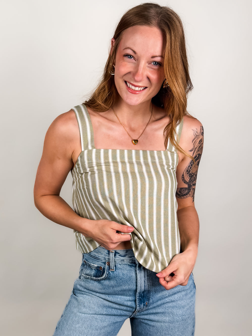 Great Big Plans Striped Top