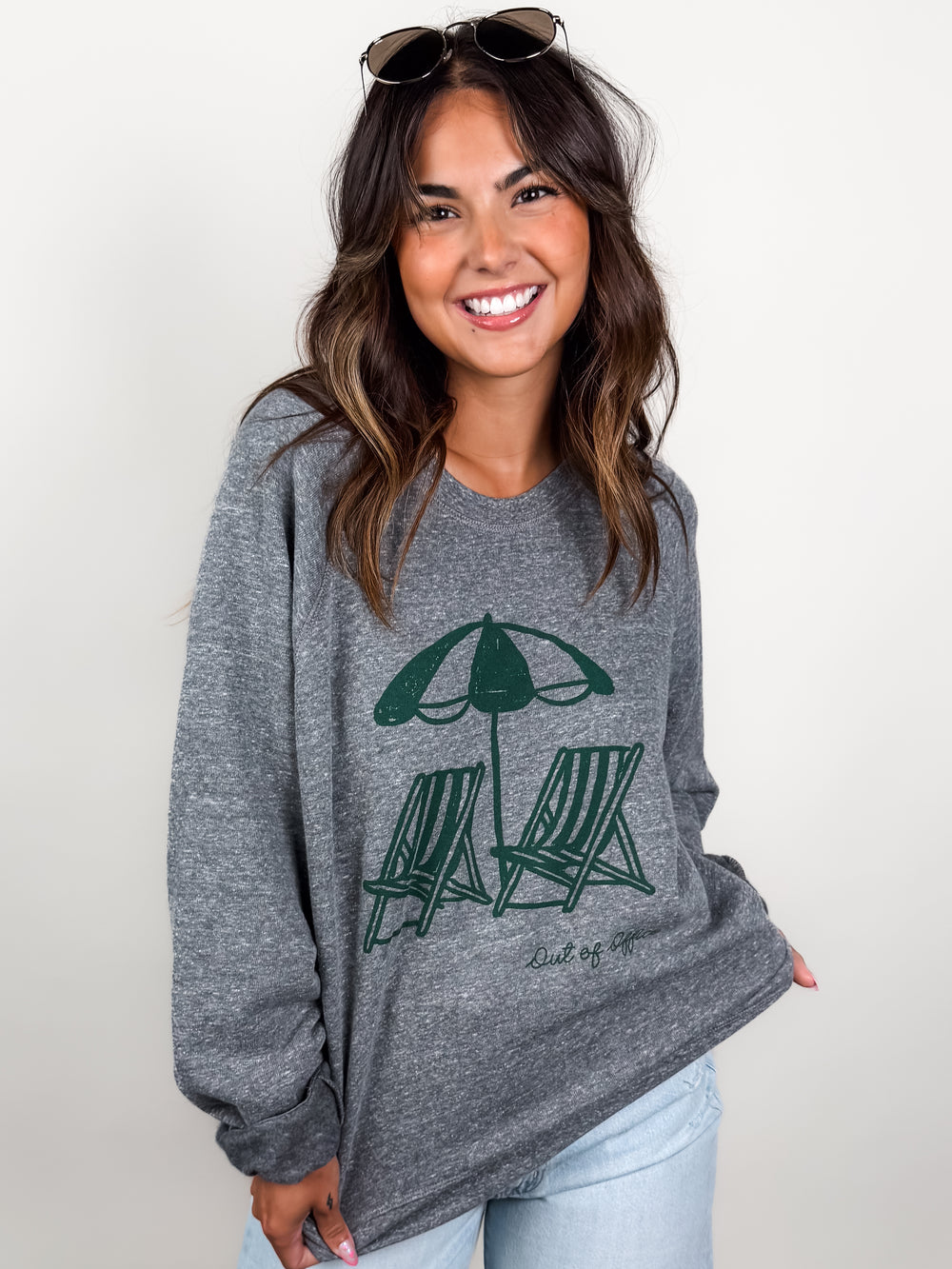 Out Of Office Raglan Sweatshirt