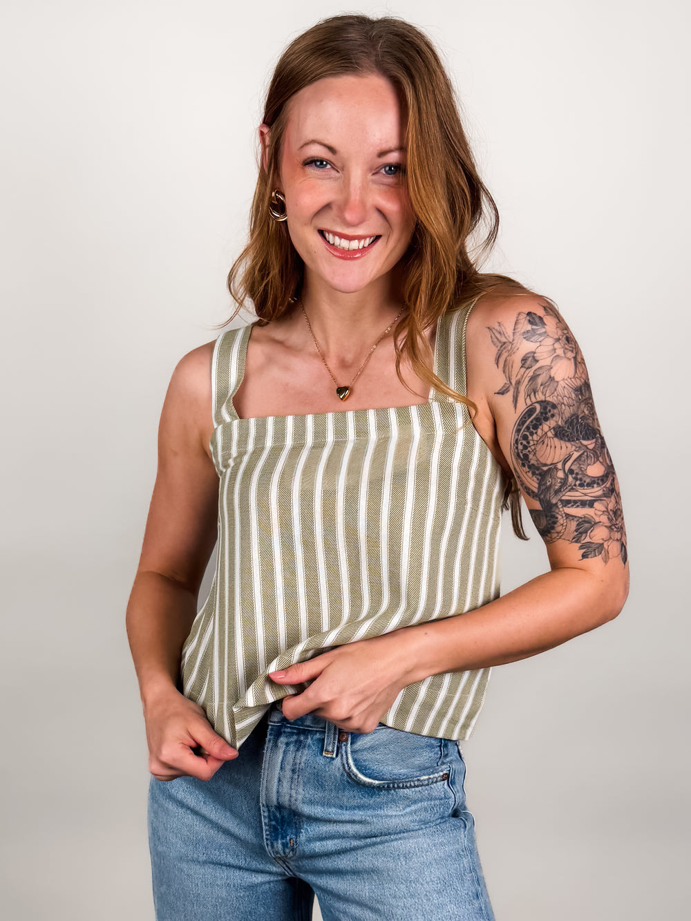Great Big Plans Striped Top