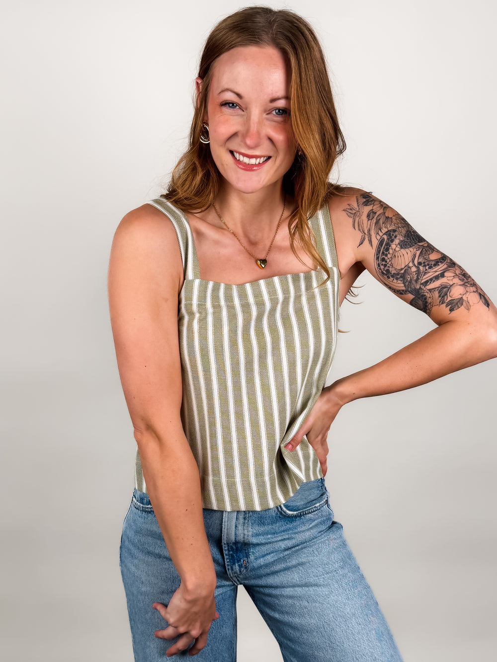 Great Big Plans Striped Top