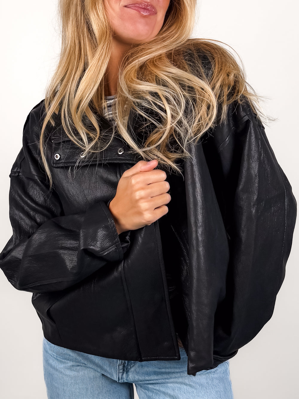 Kick A Little Dust Up Leather Jacket