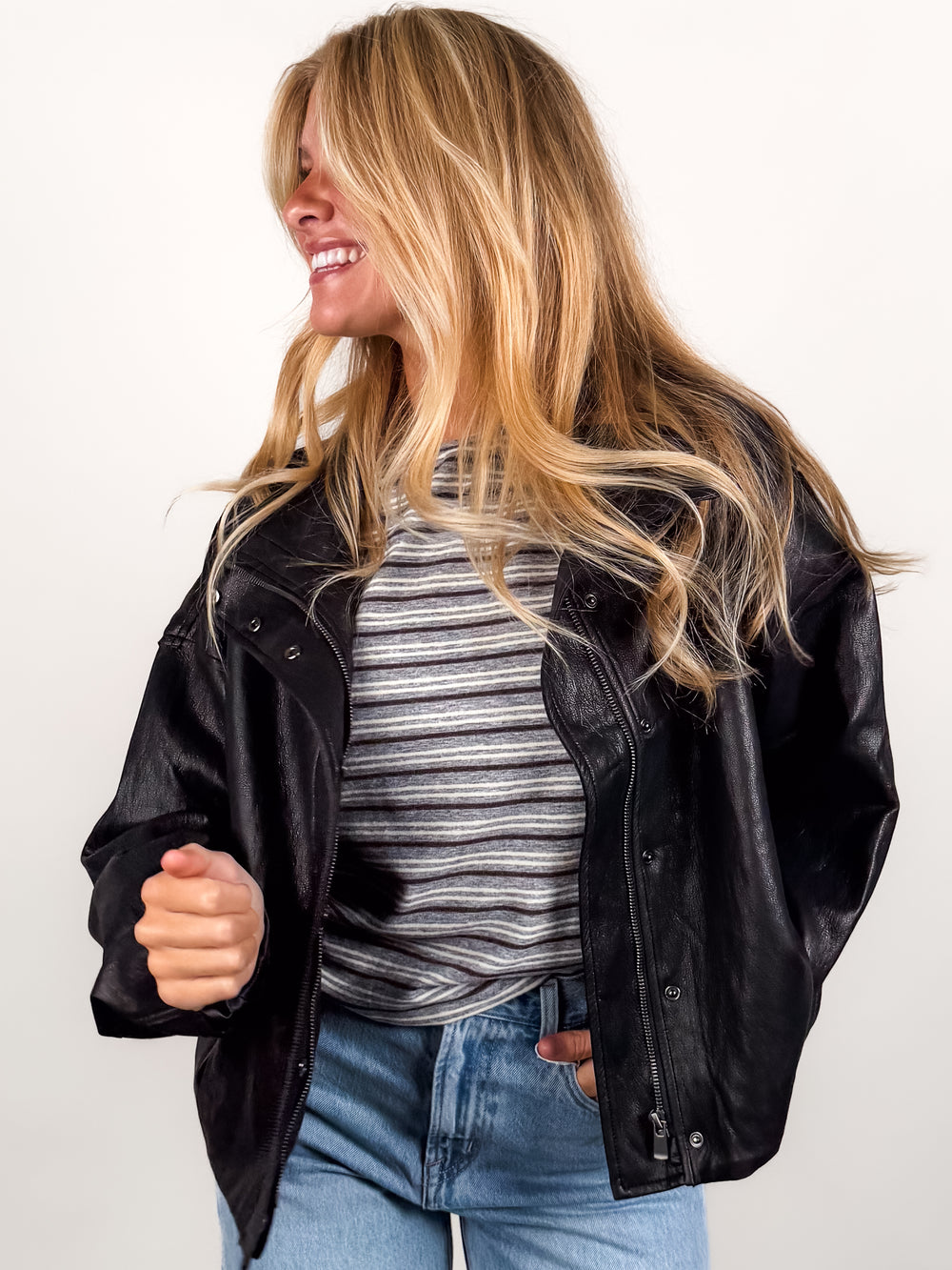 Kick A Little Dust Up Leather Jacket