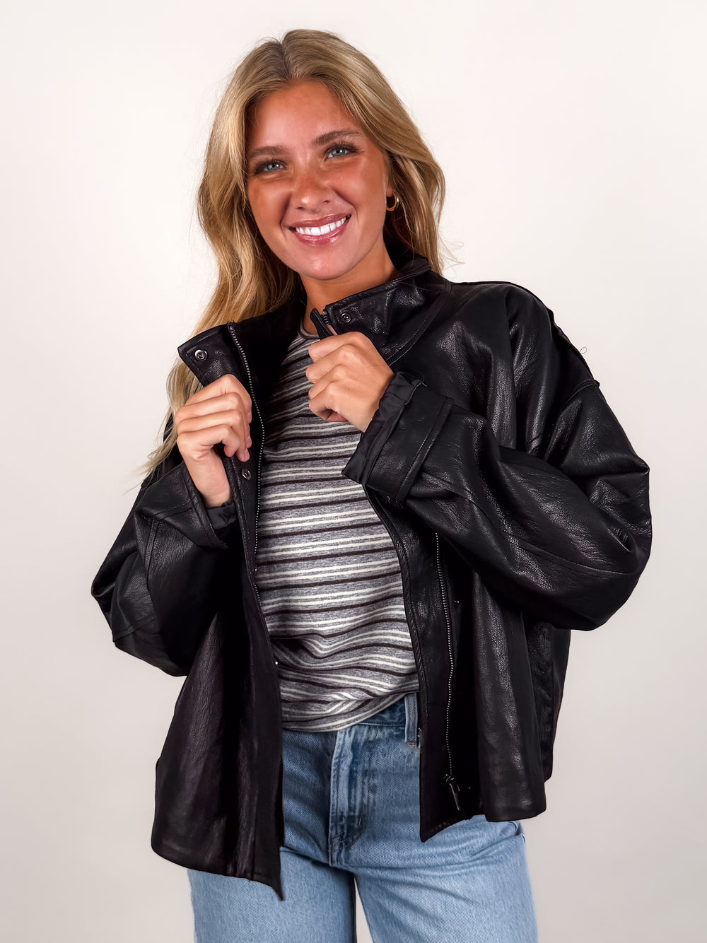 Kick A Little Dust Up Leather Jacket