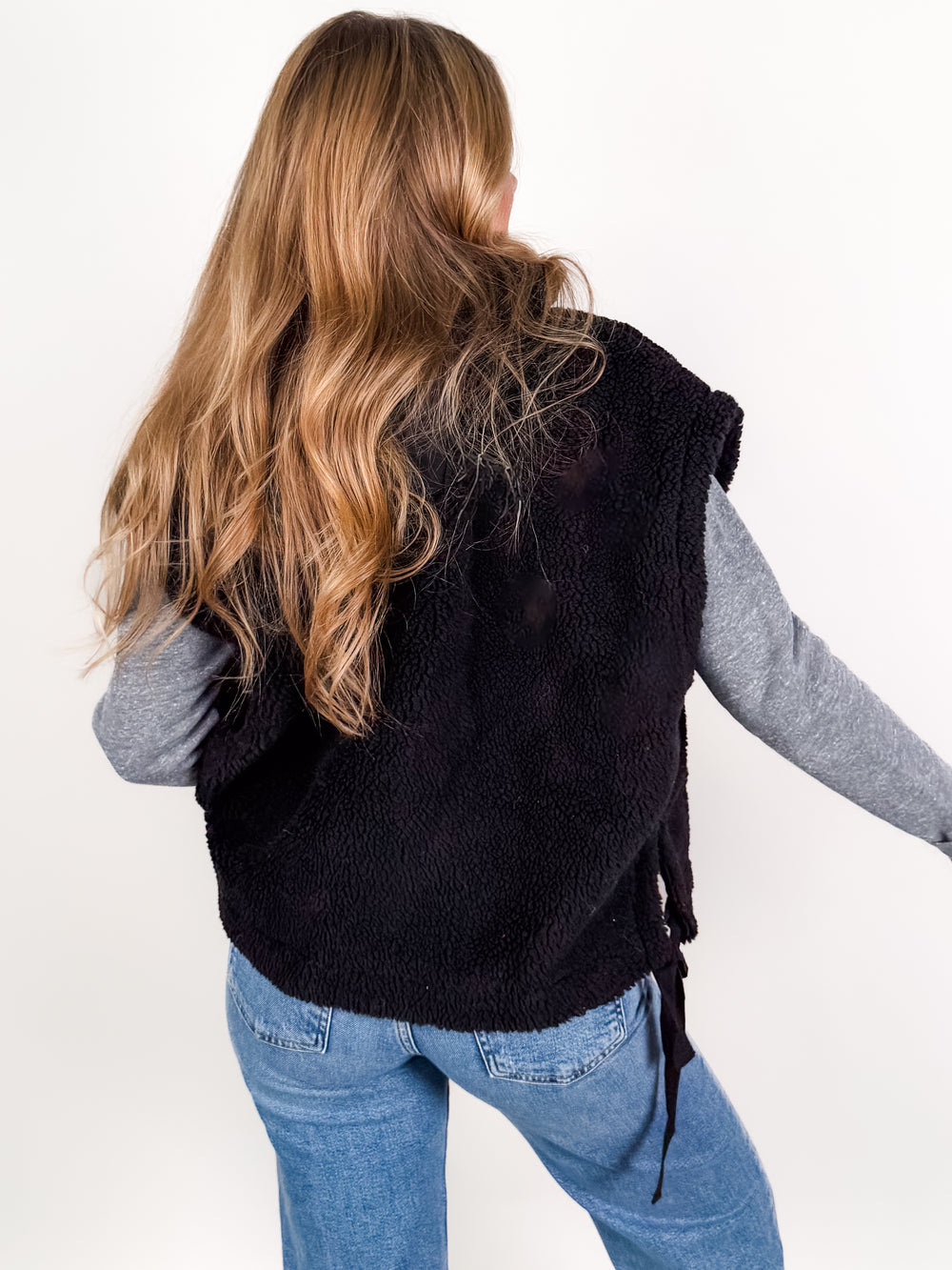 Passed A Stranger Sherpa Vest Jacket