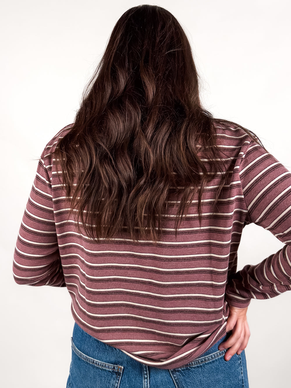 Half A Mile From Home Striped Shirt