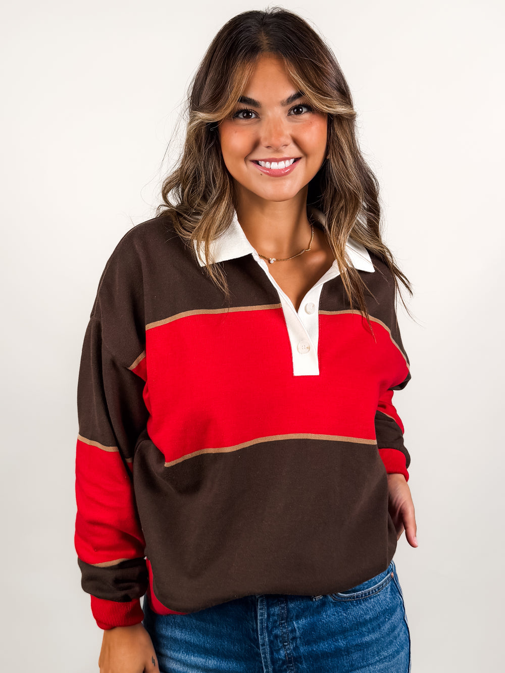 Study Break Polo Sweatshirt
