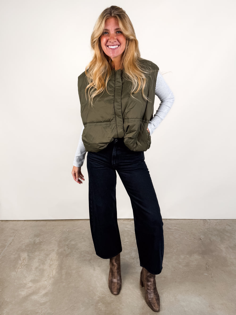 Catarina Nylon Puffer Vest