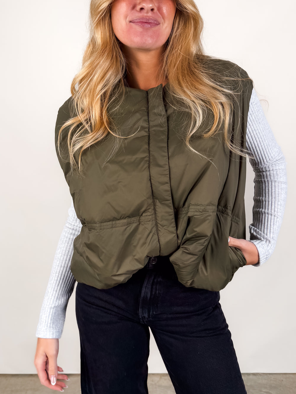 Catarina Nylon Puffer Vest