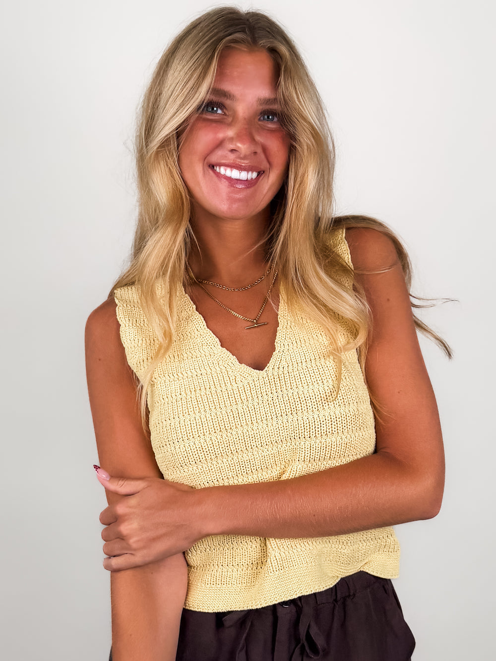 Pineapple Sweater Tank