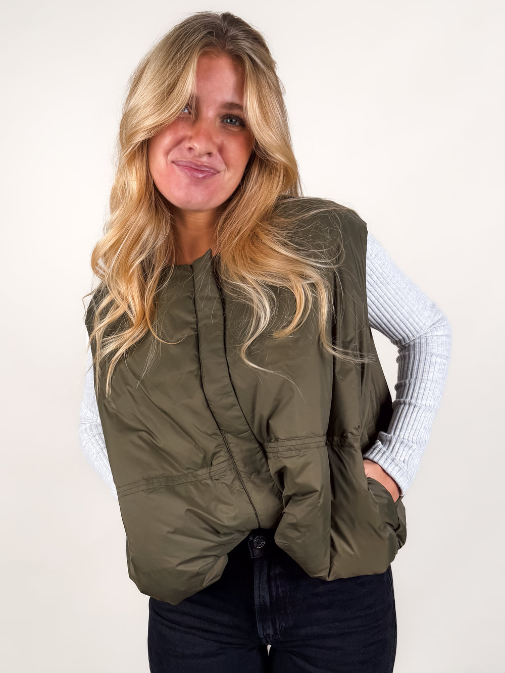Catarina Nylon Puffer Vest