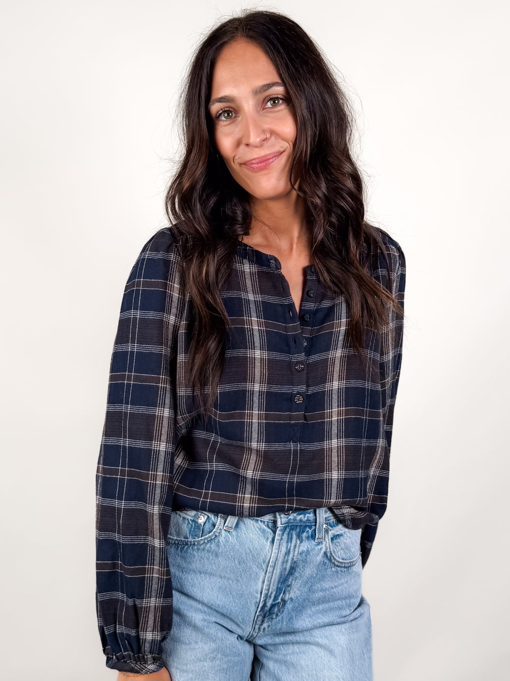 Autumn Plaid Button Up