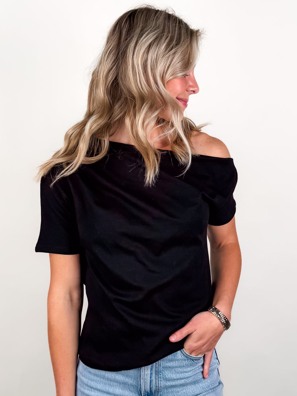 No Obligation One Shoulder Top