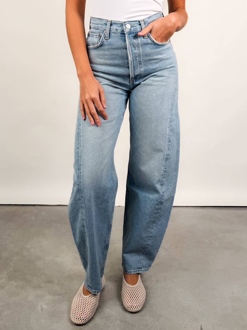 Luna Pieced Jean In Addition