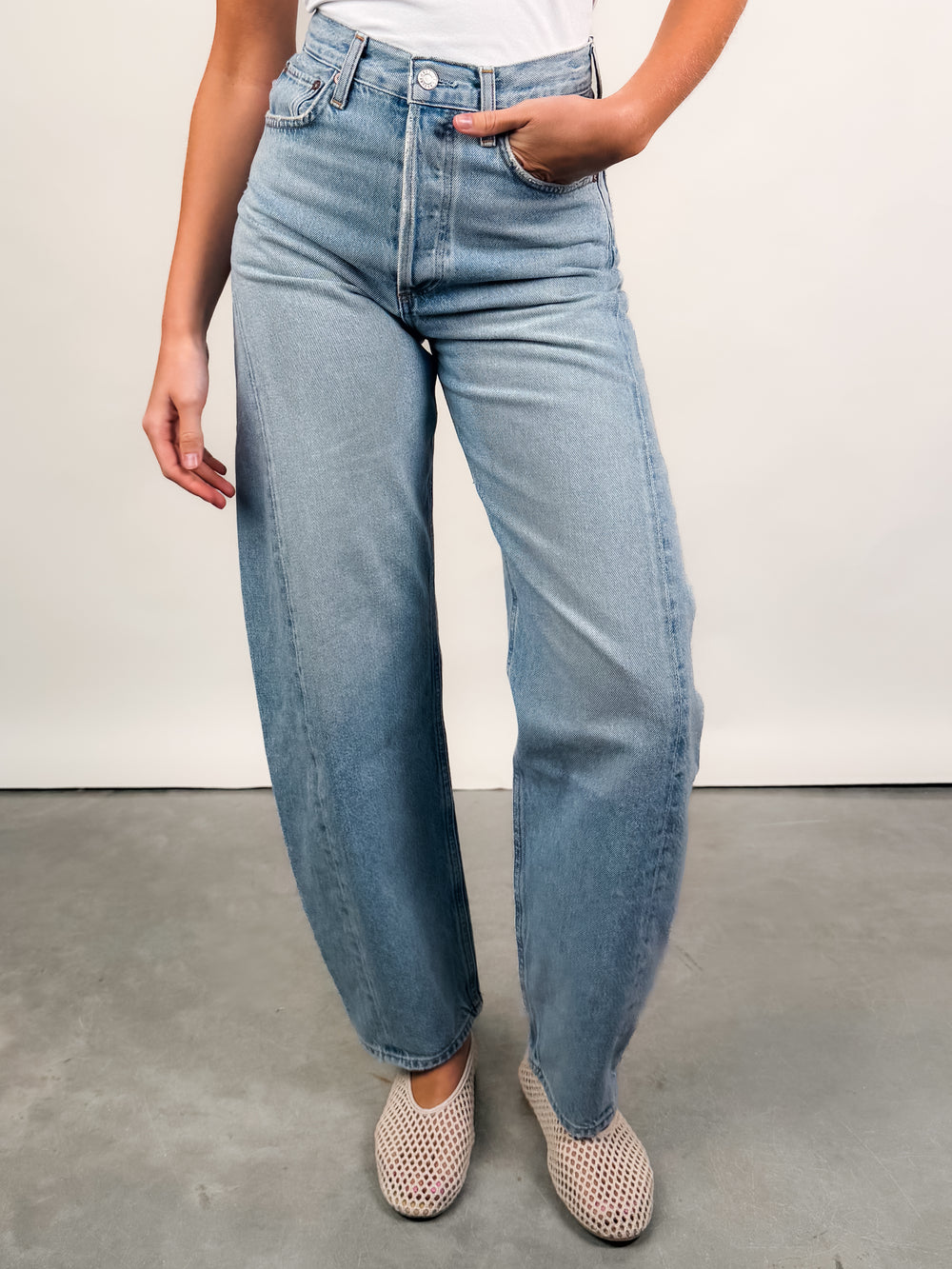 Luna Pieced Jean In Addition
