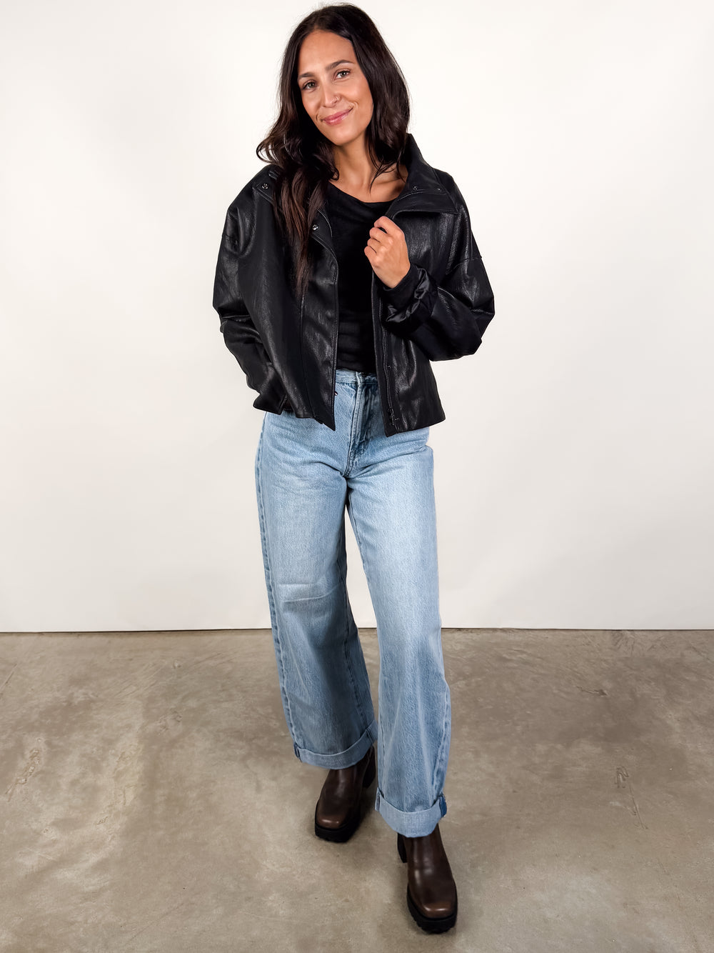 Kick A Little Dust Up Leather Jacket