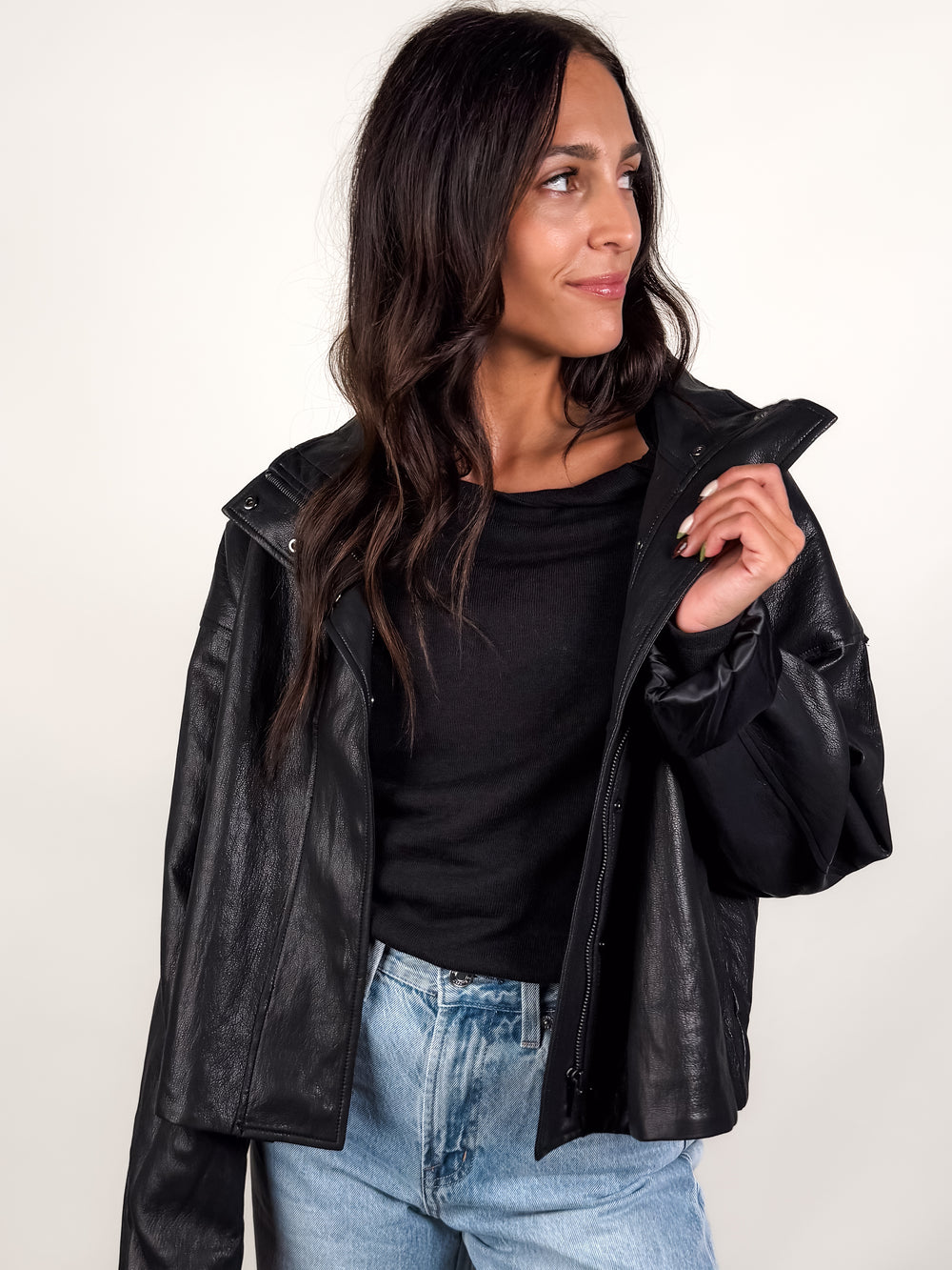 Kick A Little Dust Up Leather Jacket