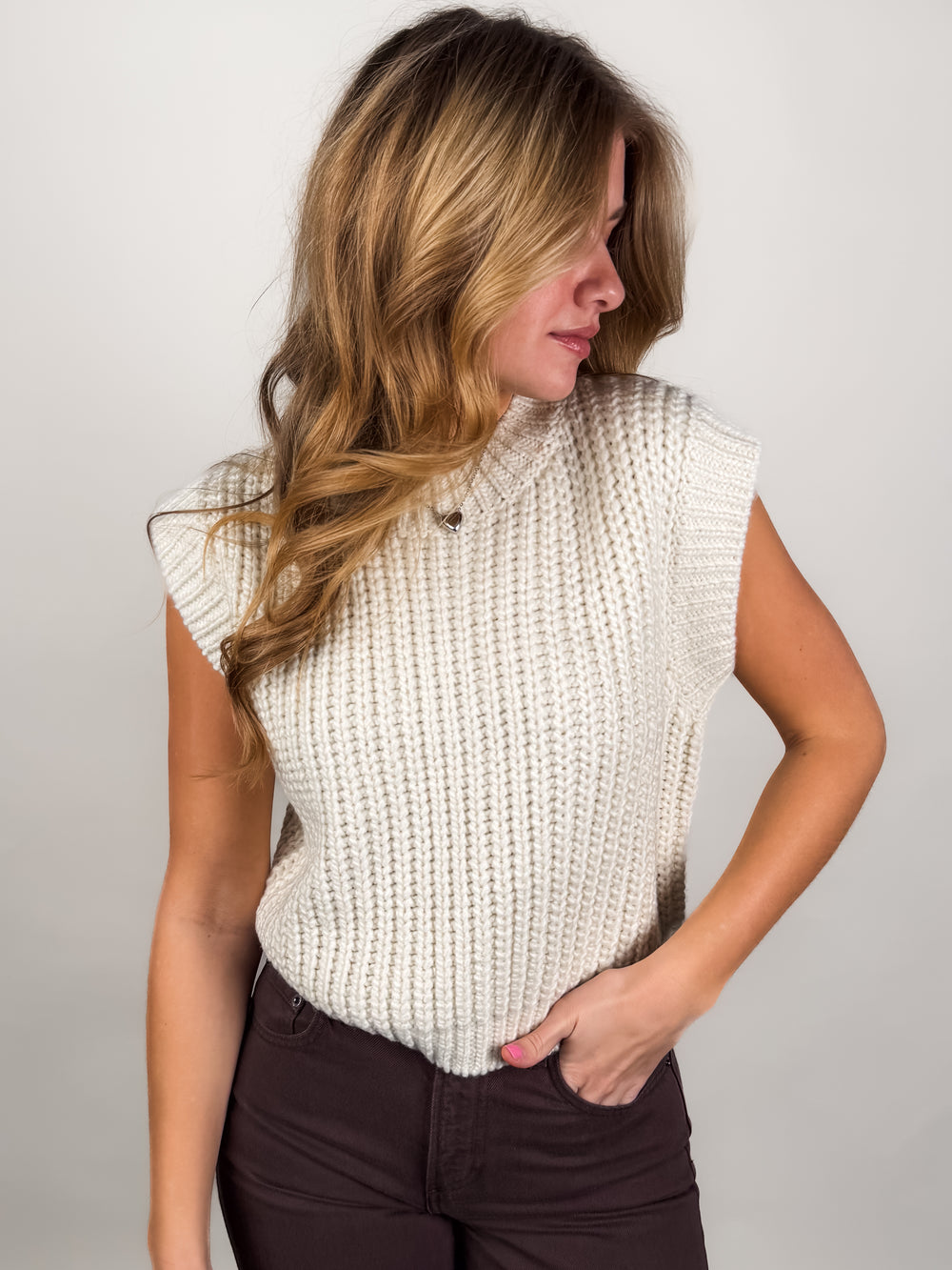 Chunky Handknit Tank