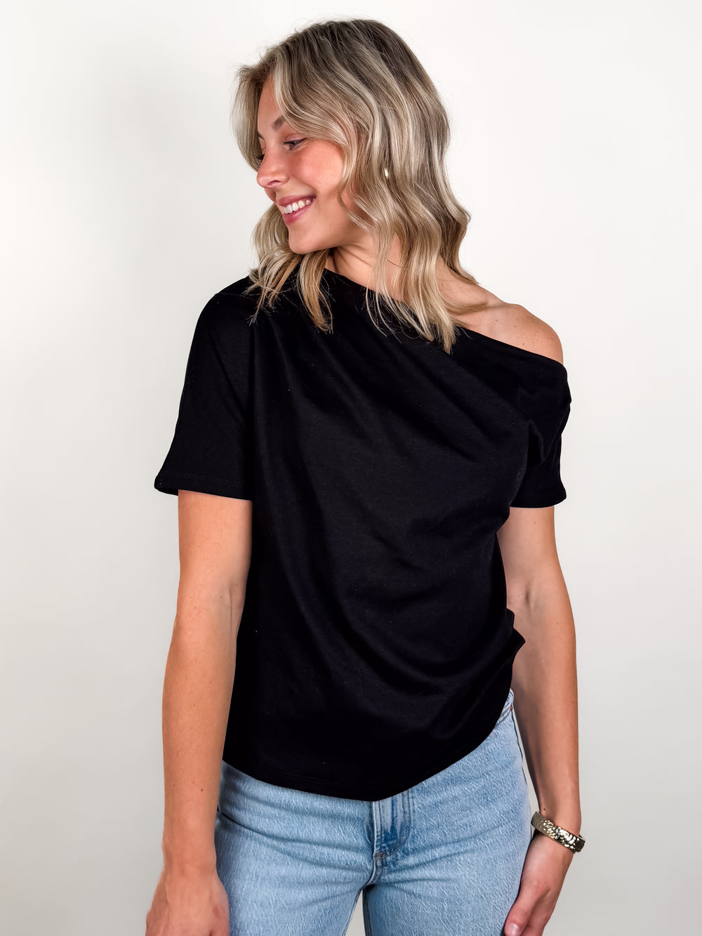 No Obligation One Shoulder Top