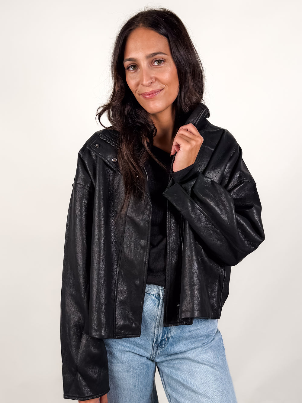 Kick A Little Dust Up Leather Jacket