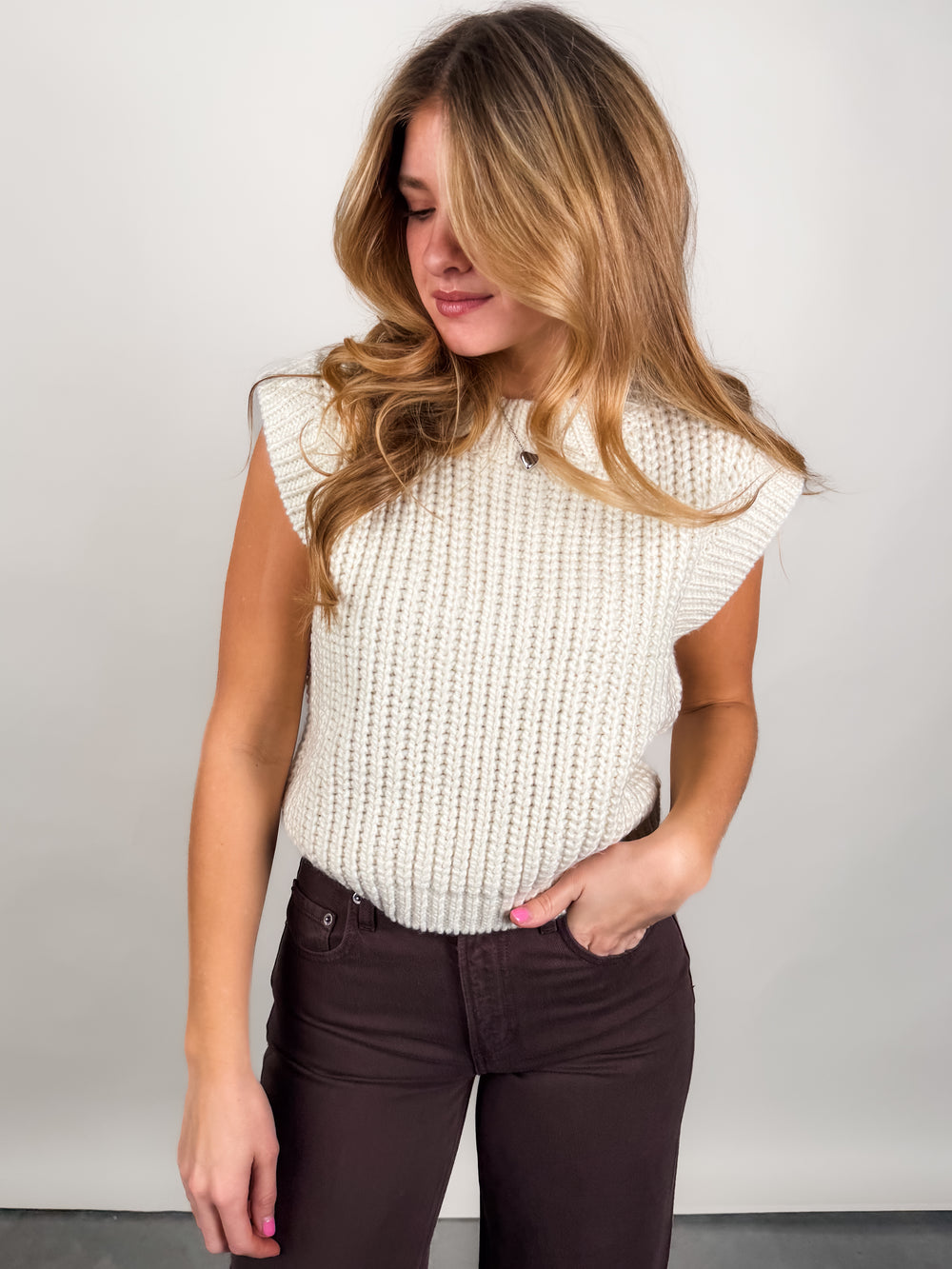 Chunky Handknit Tank