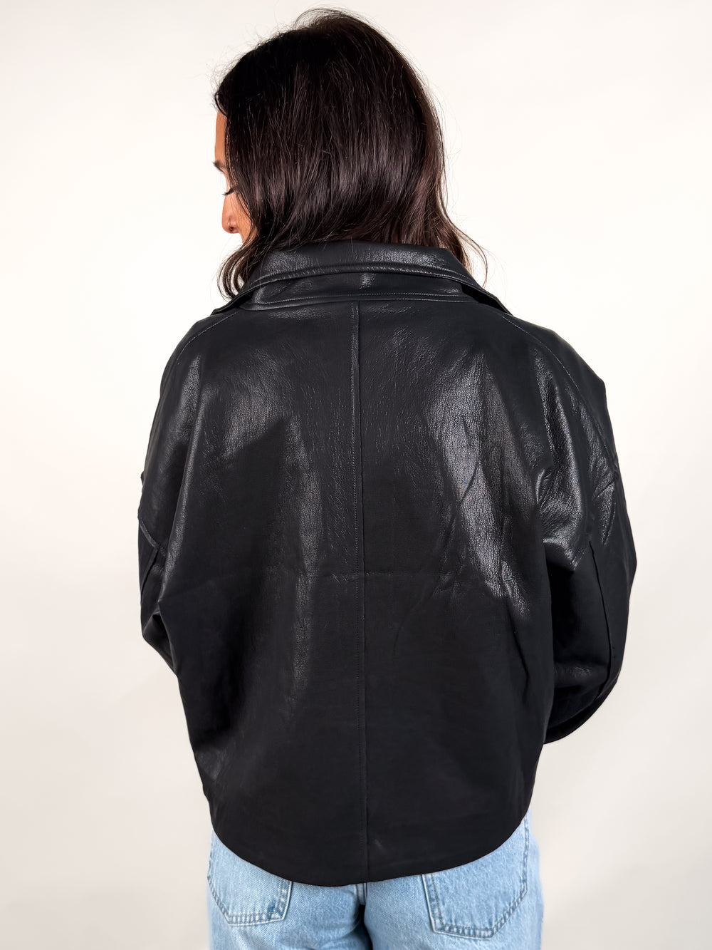 Kick A Little Dust Up Leather Jacket