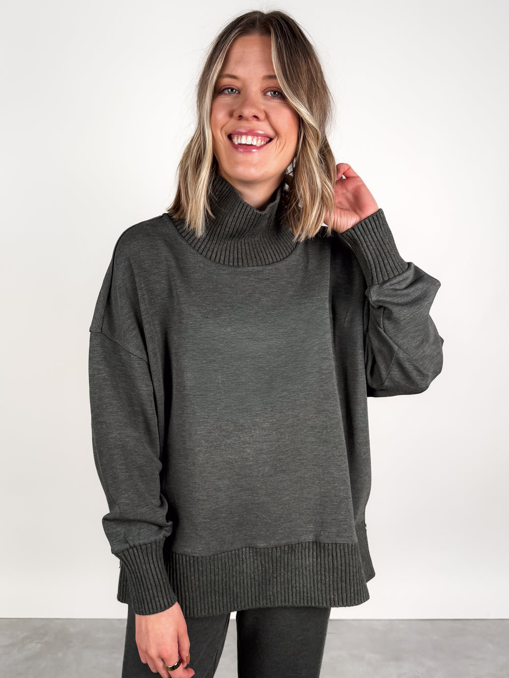 Barker High Neck Sweatshirt