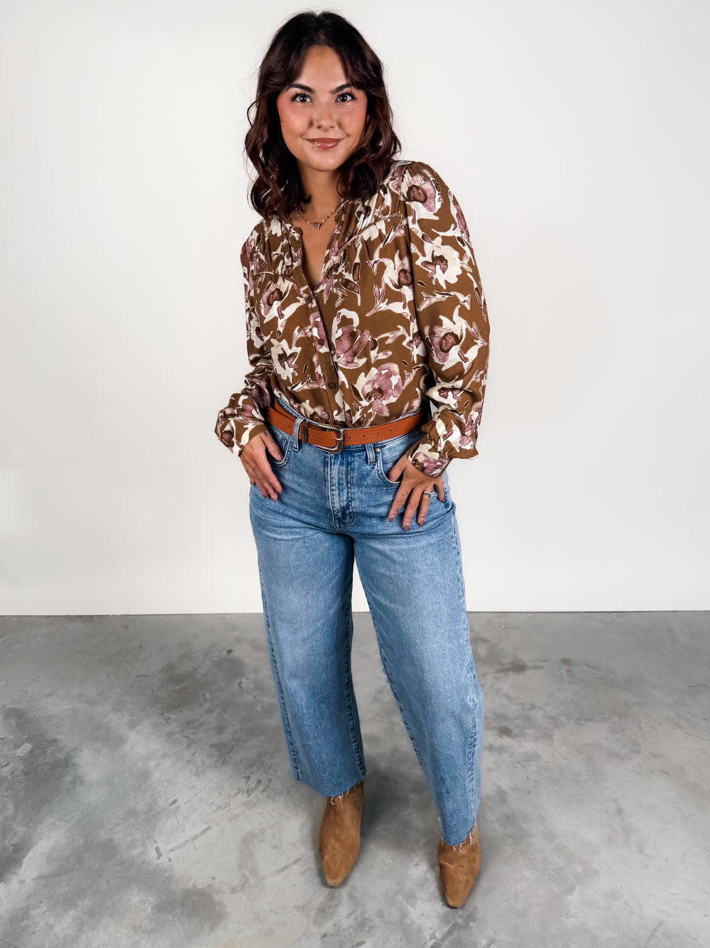 Isley Shirred Yoke Shirt