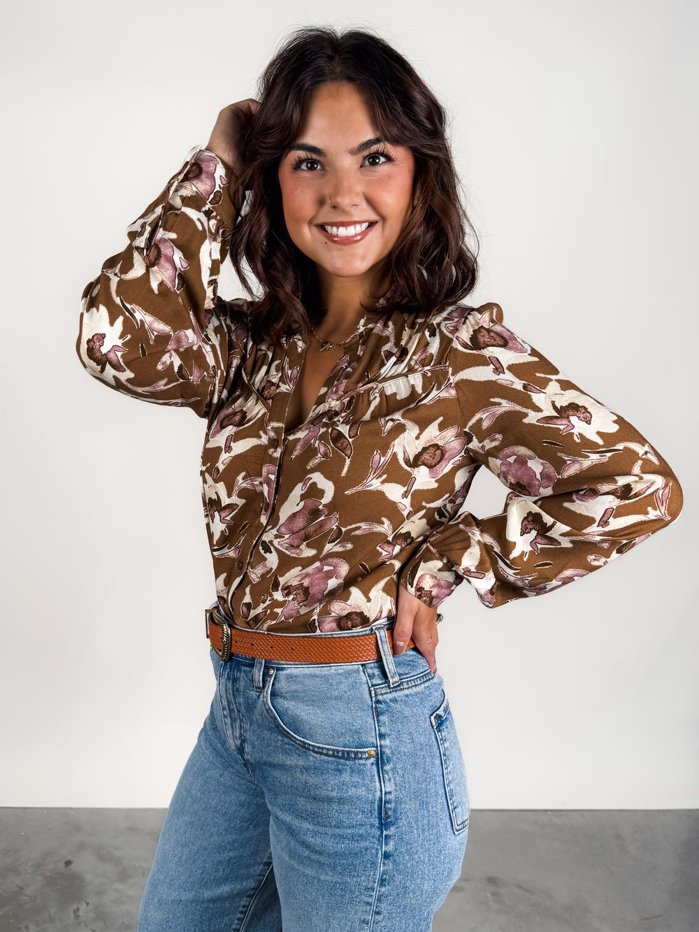 Isley Shirred Yoke Shirt