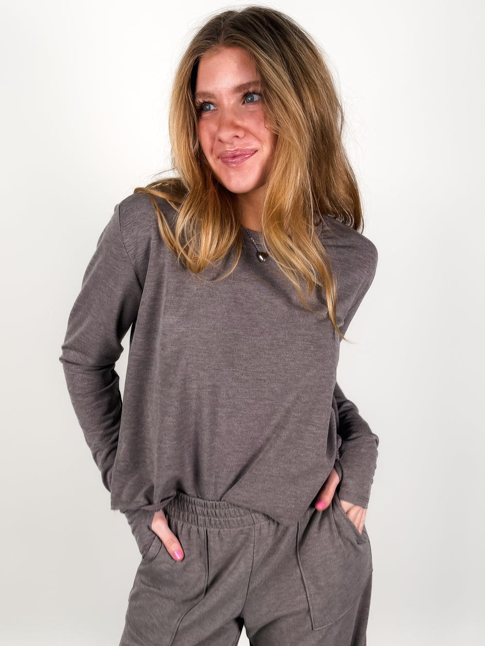 Move Along Crop Sweatshirt