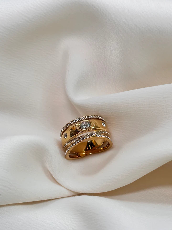 CZ Band Ring