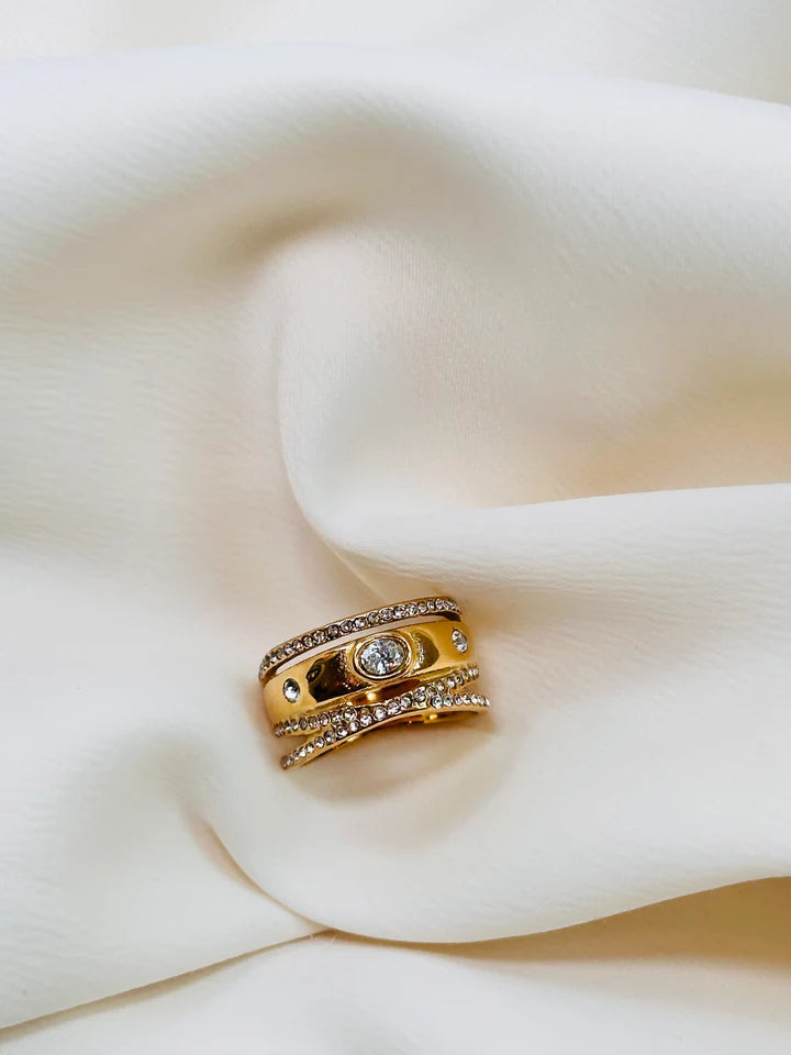 CZ Band Ring