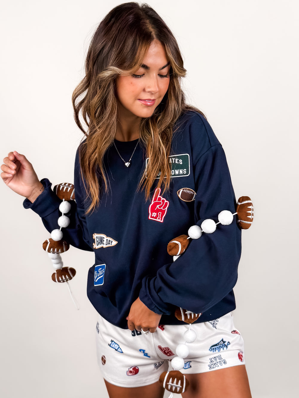 Boyfriend Patch Sweatshirt