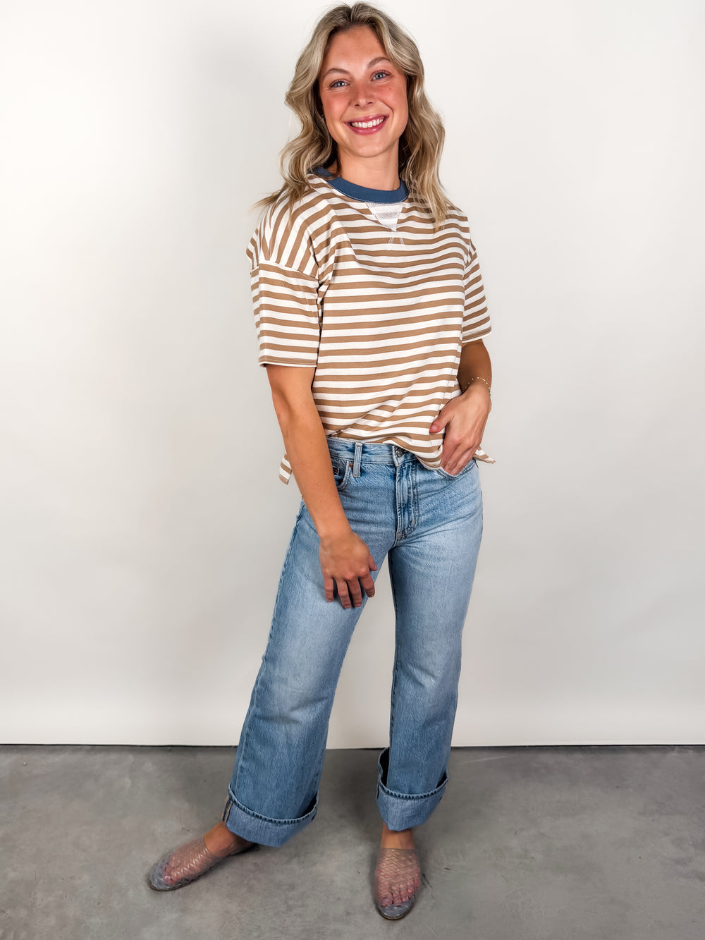 Anywhere Near You Striped Top