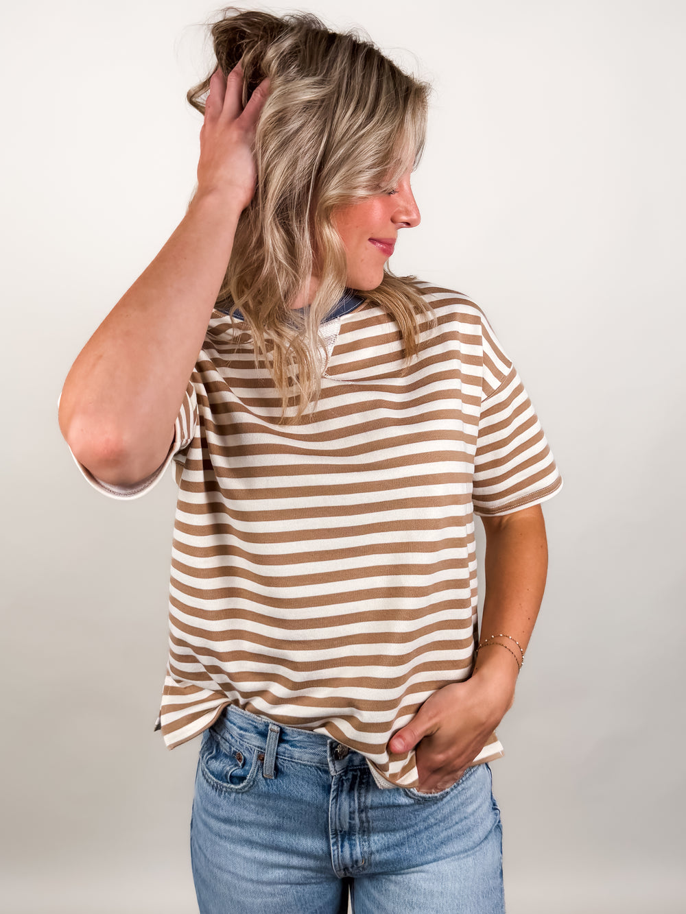 Anywhere Near You Striped Top
