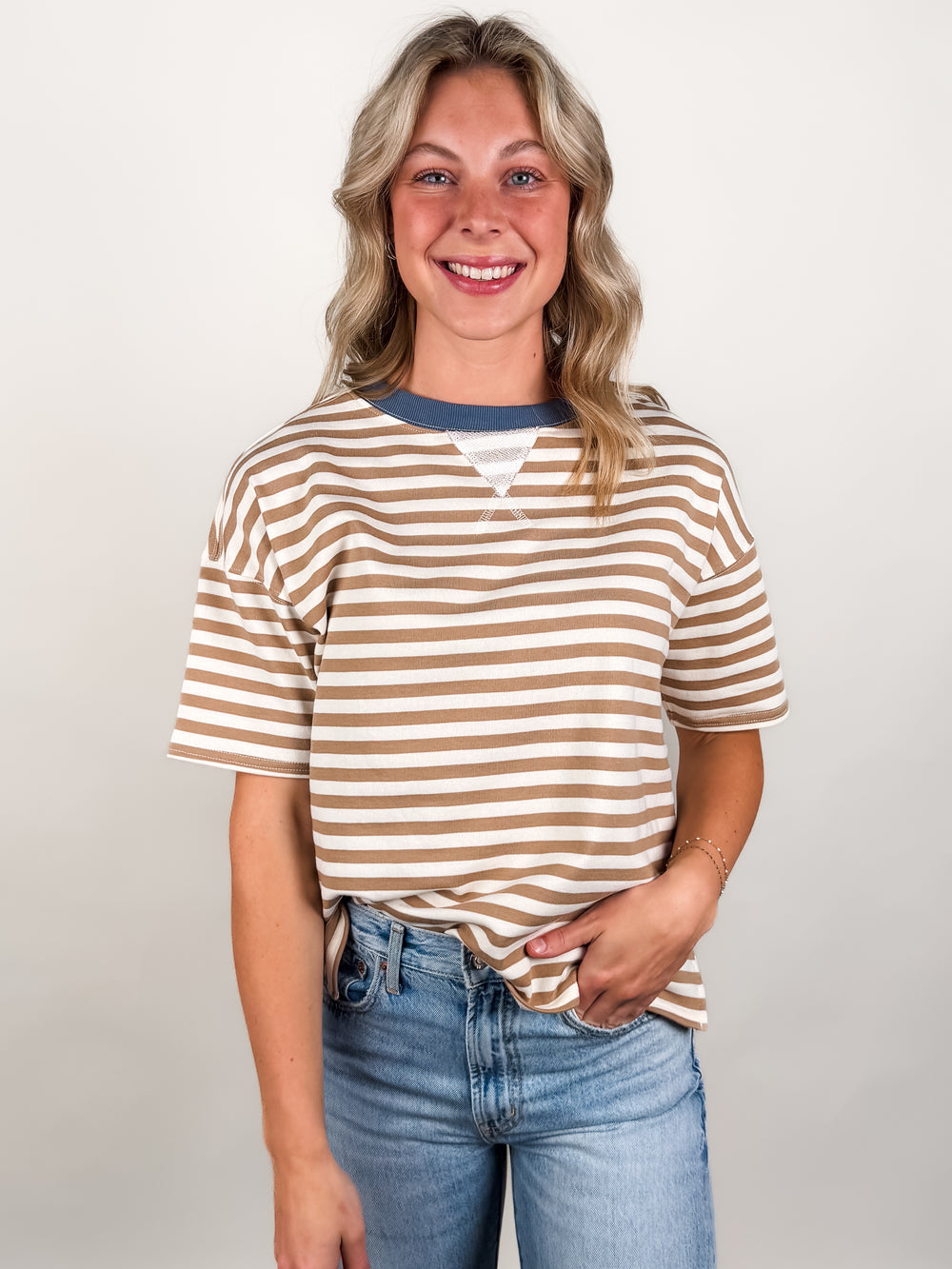 Anywhere Near You Striped Top