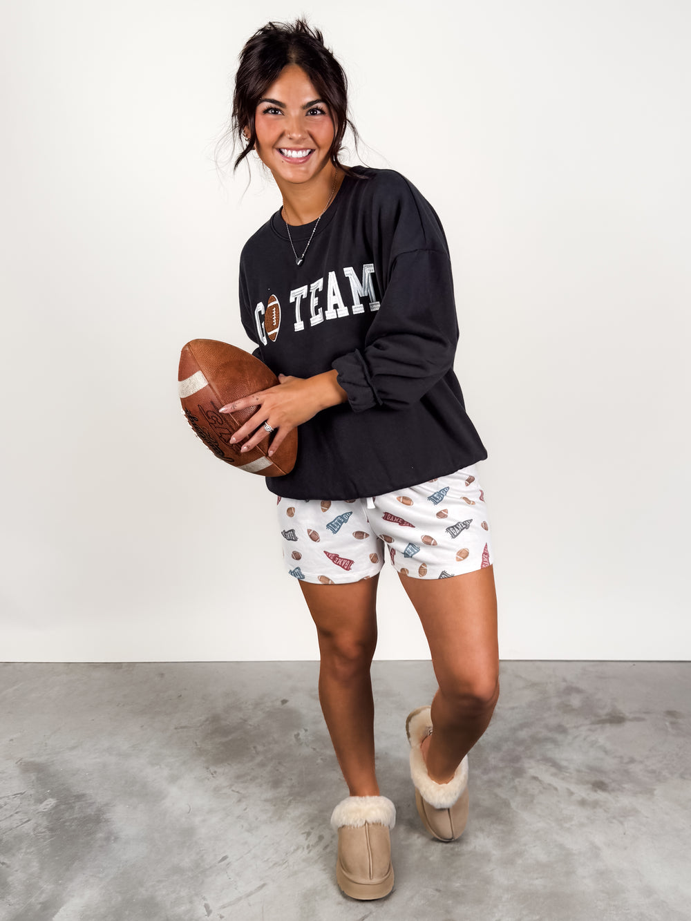 Oversized Go Team Sweatshirt