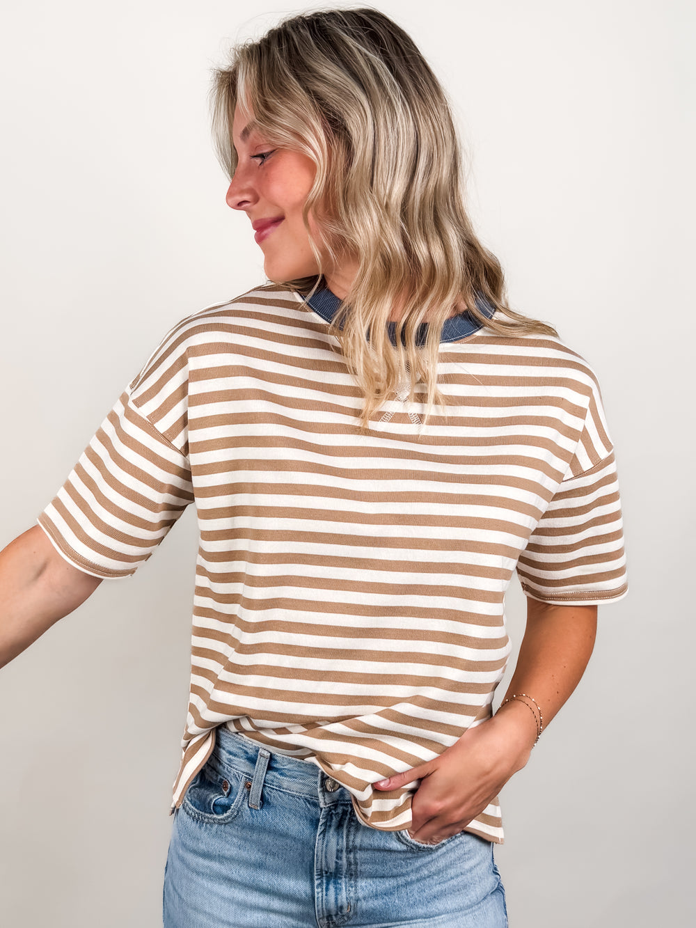 Anywhere Near You Striped Top